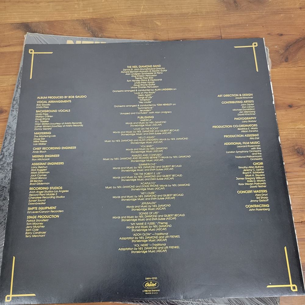 Neil Diamond The Jazz Singer (84) 2 Track 7" Single Picture Sleeve Capitol Vinyl - Picture 4 of 7